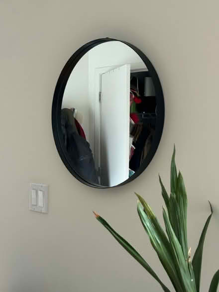 Photo of free 19.5” round wall mirror (Humboldt Park) #1
