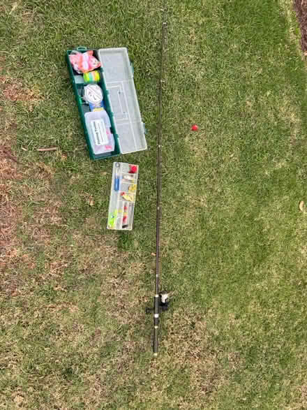 Photo of free Fishing Rod and Tackle Box (La Tijera Village) #1