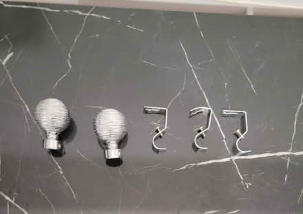 Photo of free Curtain pole brackets and ends (finials) (Dunstable LU5) #1