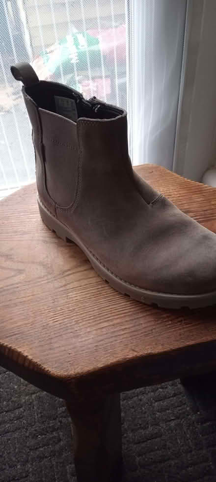 Photo of free Kids Clarks nubuck ankle boots size 13G (Monkwick CO2) #3
