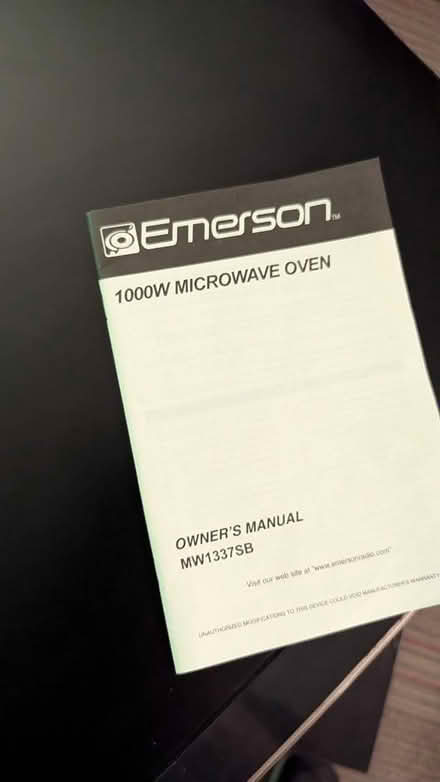 Photo of free Emerson Microwave Oven (arlington heights) #3