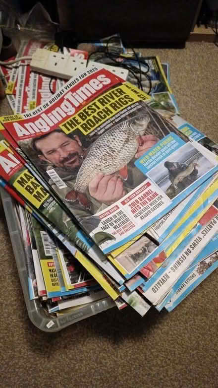 Photo of free Last two years of Angling Times magazine. Over 100 issues. (The Camp AL1) #1