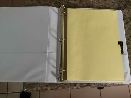 Photo of free Two Vinyl Loose leaf Notebooks (Holmdel/Takolusa Drive) #1