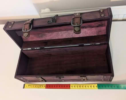 Photo of free Small narrow wooden box chest (CT15) #4