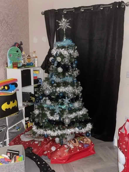 Photo of free Pre lit snow Christmas tree (Maidstone ME15) #2