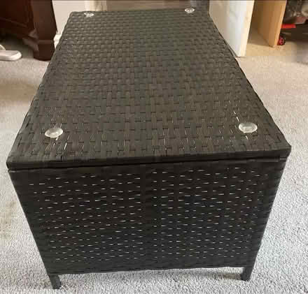 Photo of free Rattan Table with glass top (CH42) #1