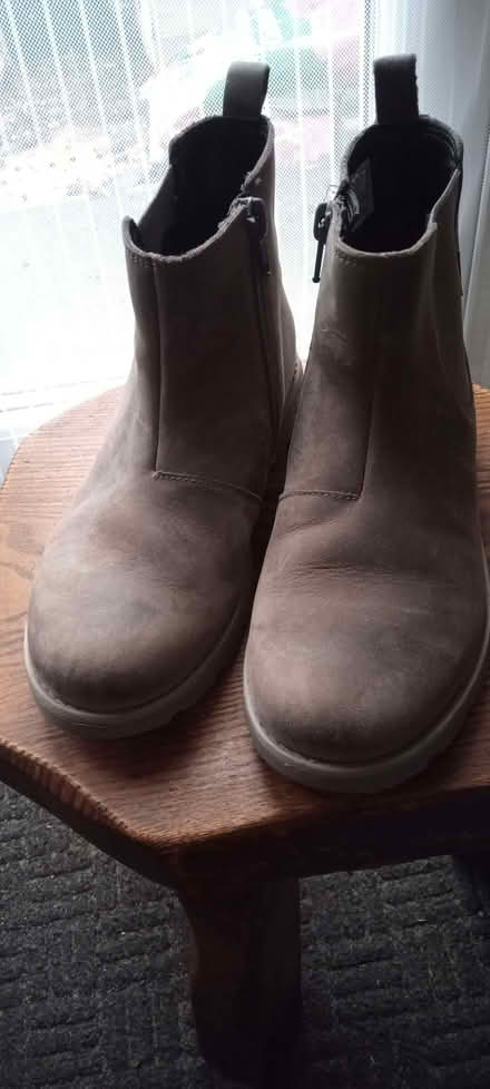 Photo of free Kids Clarks nubuck ankle boots size 13G (Monkwick CO2) #1