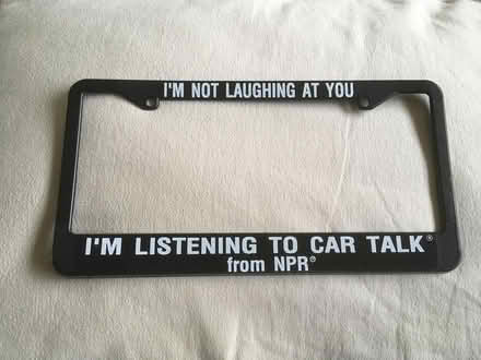 Photo of free License Plate Cover (Sunnyvale - nr Ponderosa Park) #1