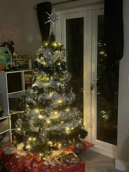 Photo of free Pre lit snow Christmas tree (Maidstone ME15) #1