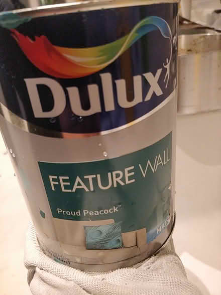 Photo of free 250 ml approx of Dulux emulsion green #1