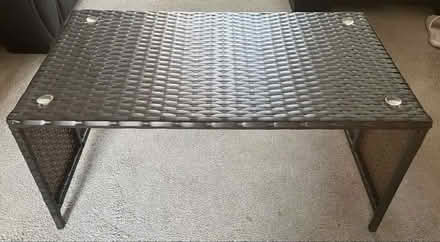 Photo of free Rattan Table with glass top (CH42) #3