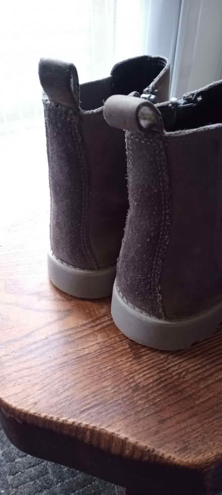 Photo of free Kids Clarks nubuck ankle boots size 13G (Monkwick CO2) #4