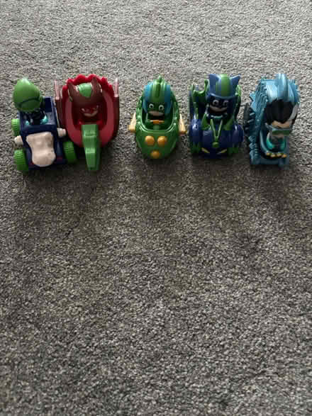 Photo of free PJ Masks figures / cars x 5 (Maghull, L31) #1