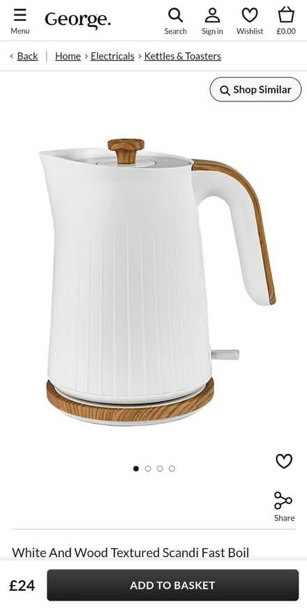 Photo of free White kettle and 4 slice toaster (E14) #2