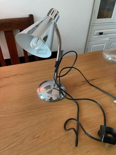 Photo of free Silver Desk Lamp (SW17 8JA) #1