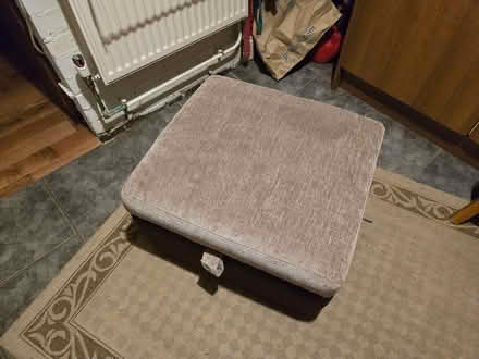 Photo of free Padded Footstool with Storage (Bozeat NN29) #1