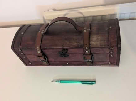 Photo of free Small narrow wooden box chest (CT15) #2
