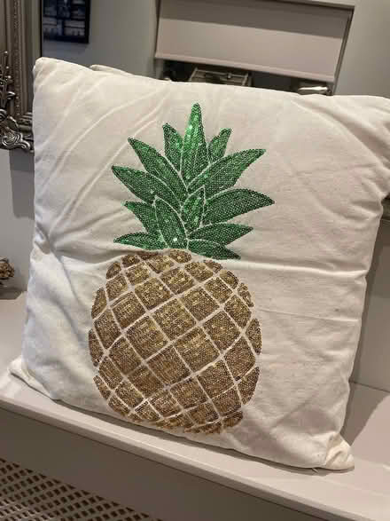 Photo of free Cushion with sequin pineapple (CH61) #1