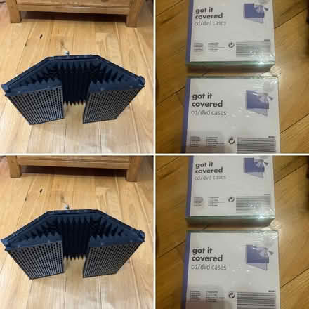 Photo of free Pop shield & 2x CD/DVD Cases (North London,Wood Green) #1