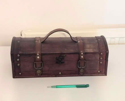 Photo of free Small narrow wooden box chest (CT15) #1