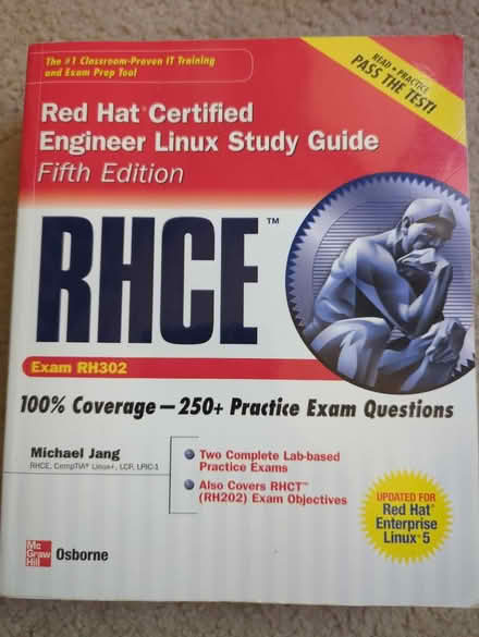 Photo of free Red hat Linux study guide (Cook) #1