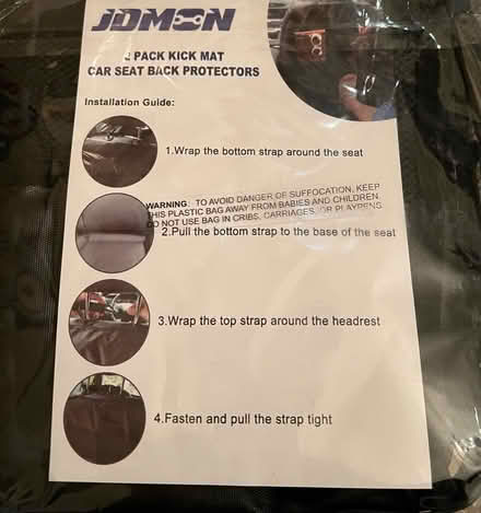 Photo of free One KickMat car seat back protector (Cherrydale North Arlington VA) #1
