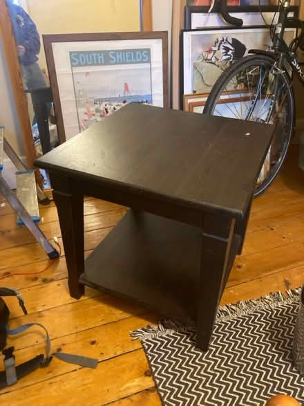 Photo of free Dark wooden side table (Harringay, N8) #1