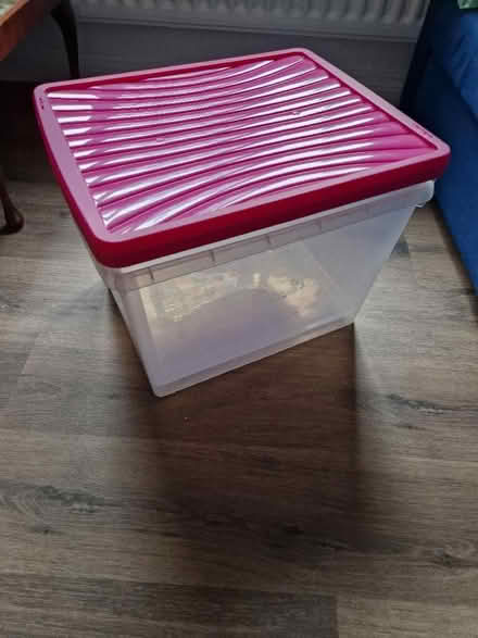 Photo of free Two Wham stacking/nesting storage boxes (Mackworth Estate DE22) #2