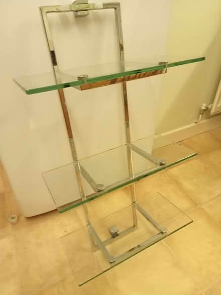 Photo of free Wall mounted glass shelf unit (Tadmarton OX15) #1