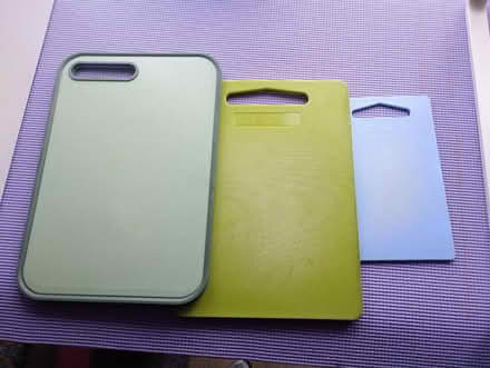 Photo of free Three plastic chopping boards, HG5 (Knaresborough HG5) #1