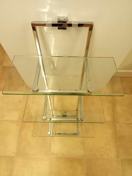 Photo of free Wall mounted glass shelf unit (Tadmarton OX15) #2