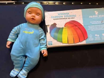 Photo of free Baby doll and rainbow stackers (Hill Head PO14) #1