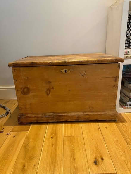 Photo of free Wooden storage chest (Maybury Hill GU22) #2