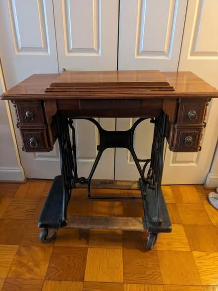 Photo of free Antique sewing desk table (Friendship Heights 20815) #2