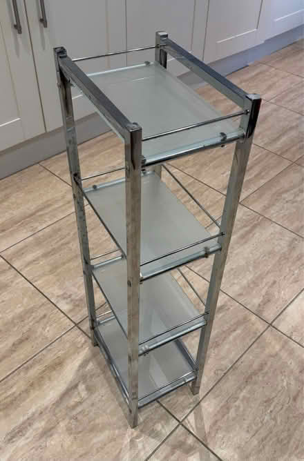 Photo of free Bathroom - Chrome & Glass shelving (Branksome - BH13) #3