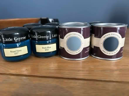 Photo of free Sample paint pots - blue varieties (W13) #2