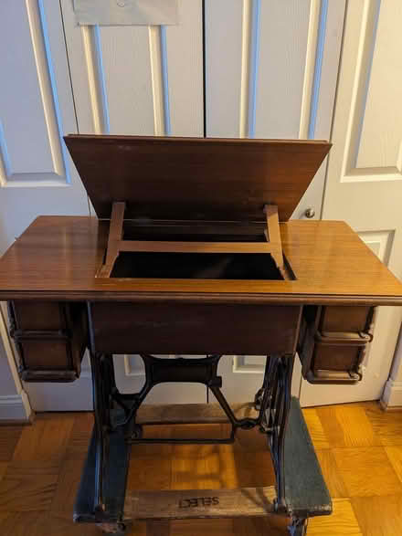 Photo of free Antique sewing desk table (Friendship Heights 20815) #3