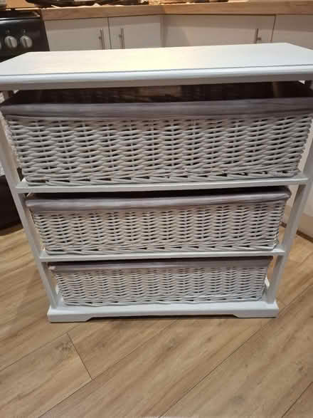Photo of free Wicker 3 drawer unit (Leigh on Sea SS9) #1