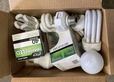 Photo of free box of random CFL light bulbs (Fremont-Sundale/28 Palms) #1