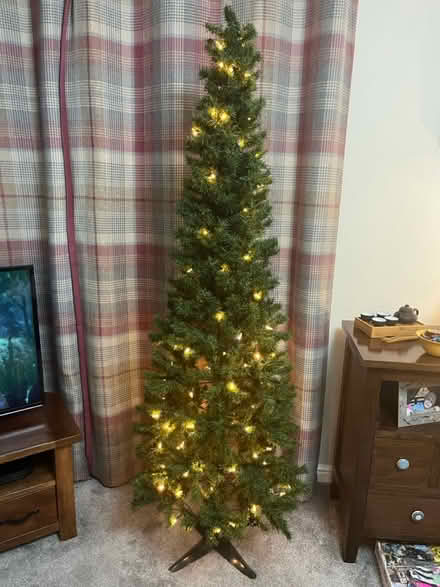 Photo of free 6 foot slim line Christmas tree (Penistone S36) #1