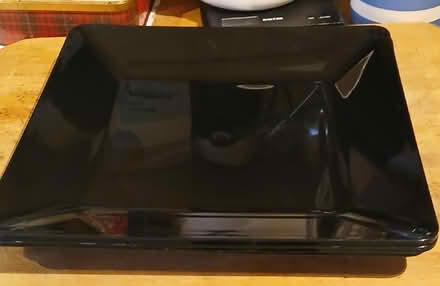 Photo of free 3 large black melamine serving platters (South Croydon CR2) #1