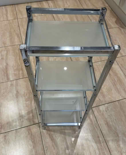 Photo of free Bathroom - Chrome & Glass shelving (Branksome - BH13) #2
