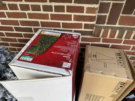 Photo of free 2 boxes from Christmas trees (Kensington) #1