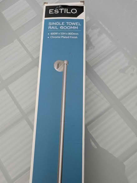 Photo of free Chrome 600mm towel rail (Cook) #1