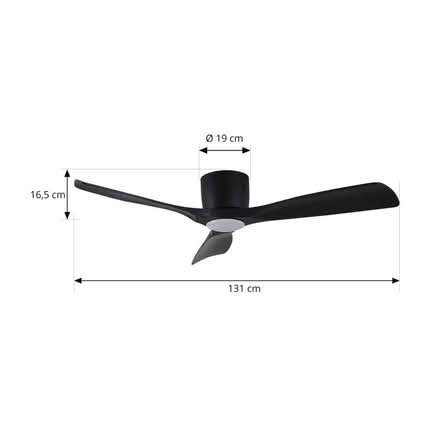 Photo of free Ceiling fan black (SE17) #2