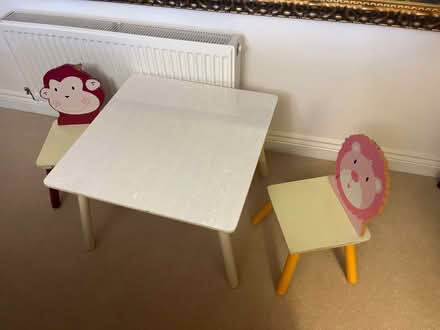 Photo of free Children table with chairs (Marcham OX13) #4