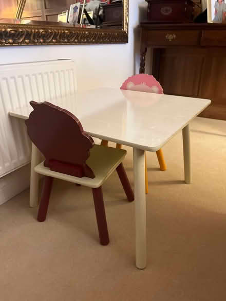 Photo of free Children table with chairs (Marcham OX13) #1