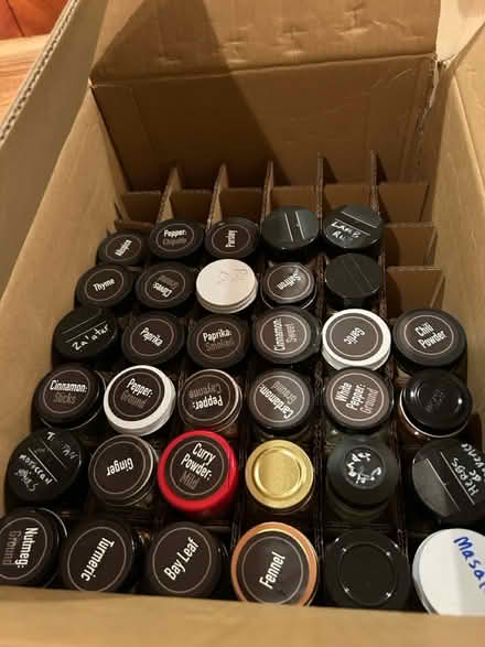 Photo of free 40+ glass spice jars (Humboldt Park) #1