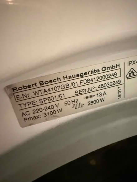 Photo of free Bosch Tumble Drier - needs fixing (Woodley RG6) #2