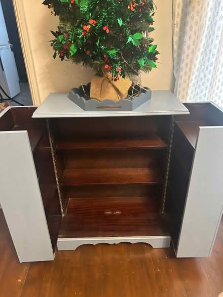 Photo of free Blue solid wood cabinet (Layerthorpe YO31) #2
